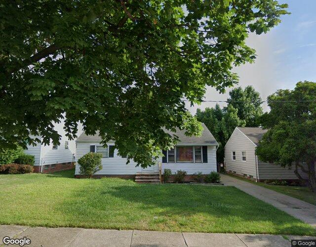 Aerial view of Maple Heights, OH